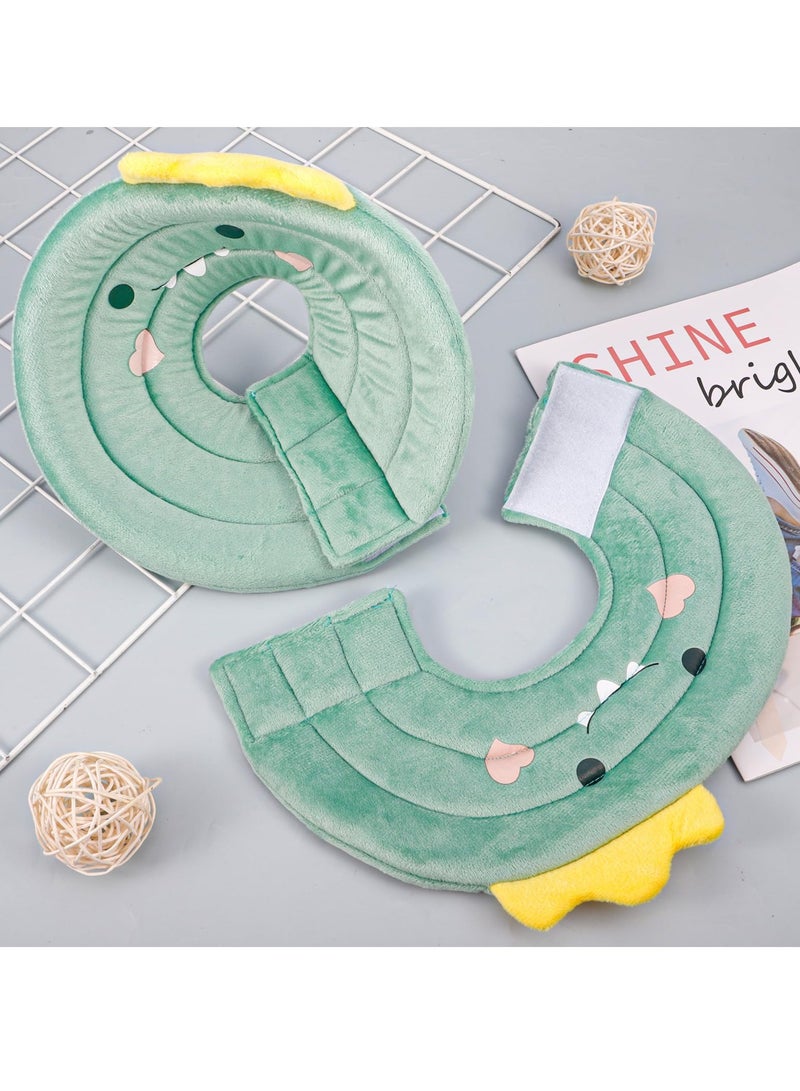 طوق قطة ناعم، طوق استرداد قابل للتعديل للقطة، طوق قطة بعد الجراحة للقطط الصغيرة، طوق إليزابيثي واقي للحيوانات الأليفة بعد الجراحة للقطط الصغيرة والجراء والكلاب الصغيرة - Image 4